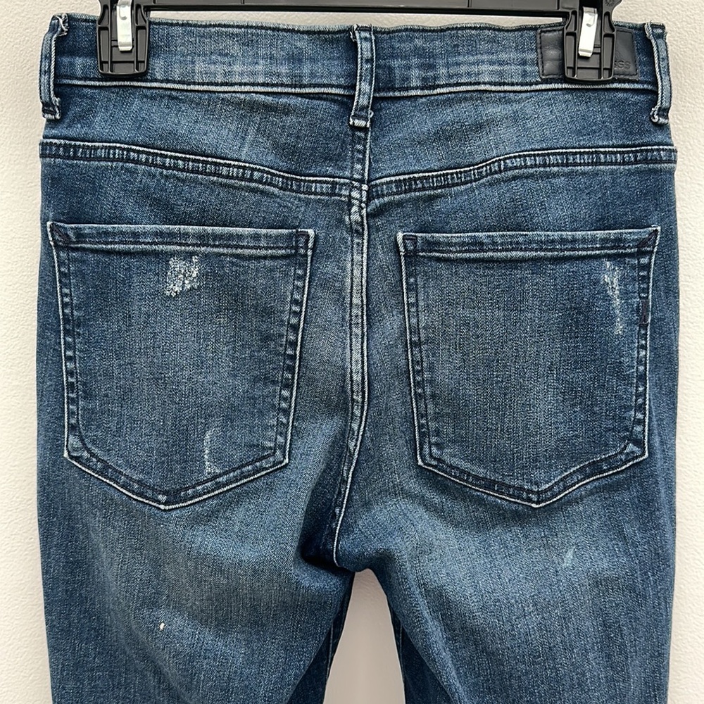 Express ankle high rise distressed jeans - Picture 4 of 6